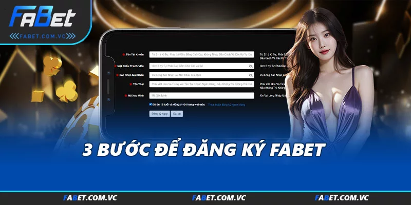 3 bước để đăng ký FABET